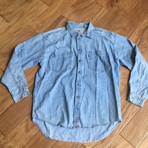 levi's red tab denim shirt